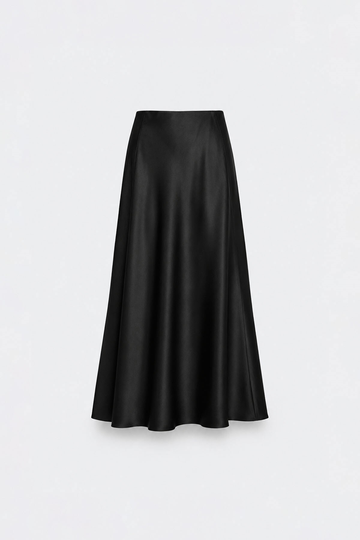Suud Collection Siyah Saten Etek görsel 4