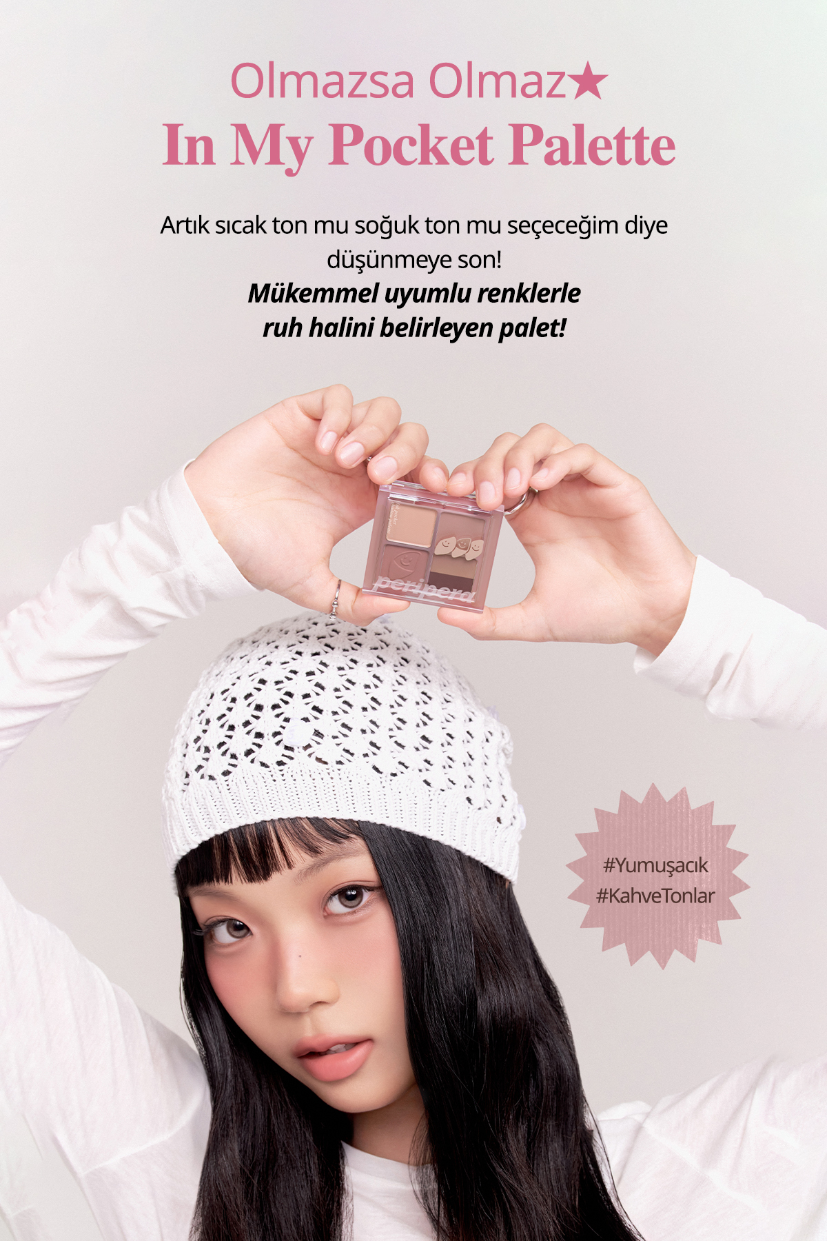 PERIPERA Ink Pocket Shadow Palette (پاییز 2009 رایحه های تازه از مزرعه) - قهوه‌ای 6226 — تصویر 7 از 8