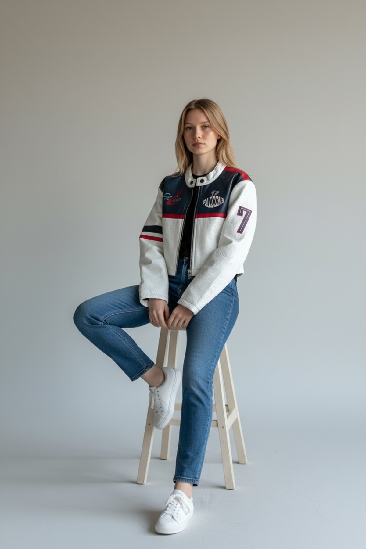 Maris Kadın Deri Detaylı Street Style Ceket görsel 4