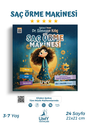 UMY Yayınları Saç Örme Makinesi - Sümeyye Kılıç - Çocuk Kitabı