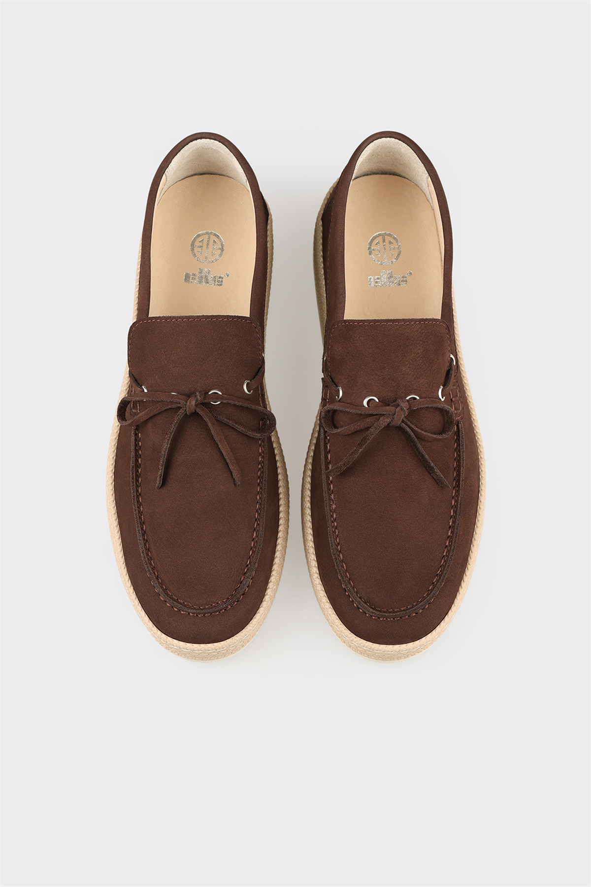 Elle Shoes Kahve Deri Erkek Günlük Ayakkabı görsel 4
