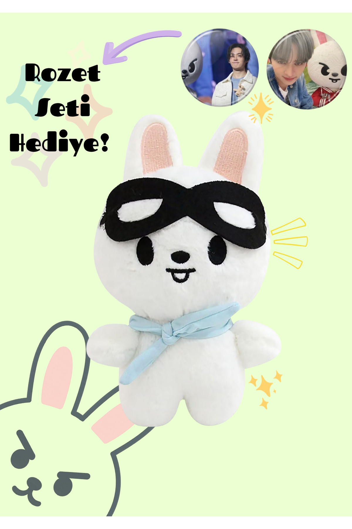 Kawaii Skzoo Leebit Anahtarlık 13cm - Fiyatı, Yorumları