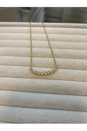 STAİNLES TAŞLI GOLD KOLYE