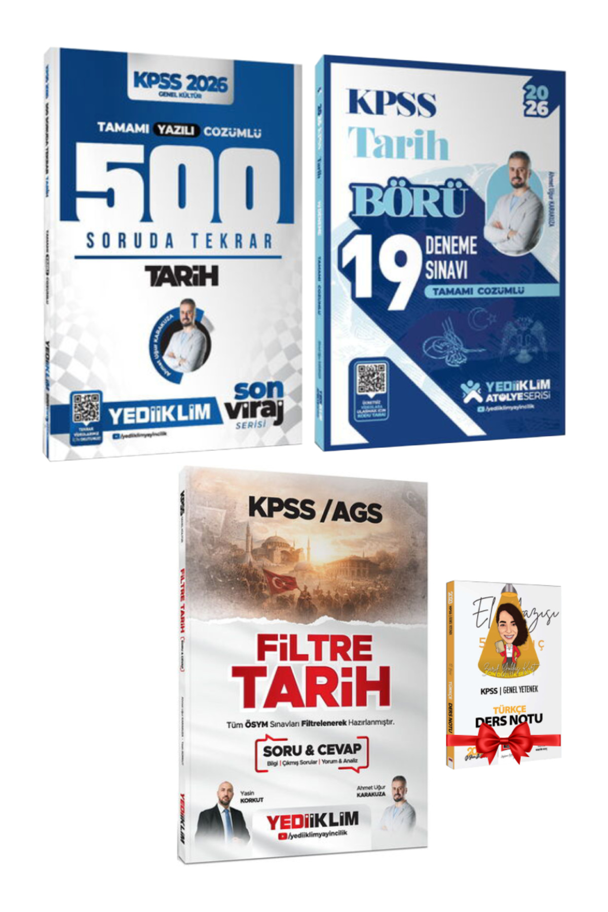 Yediiklim Yayınları KPSS 2026 Ahmet Uğur Karakuza Son Viraj 500