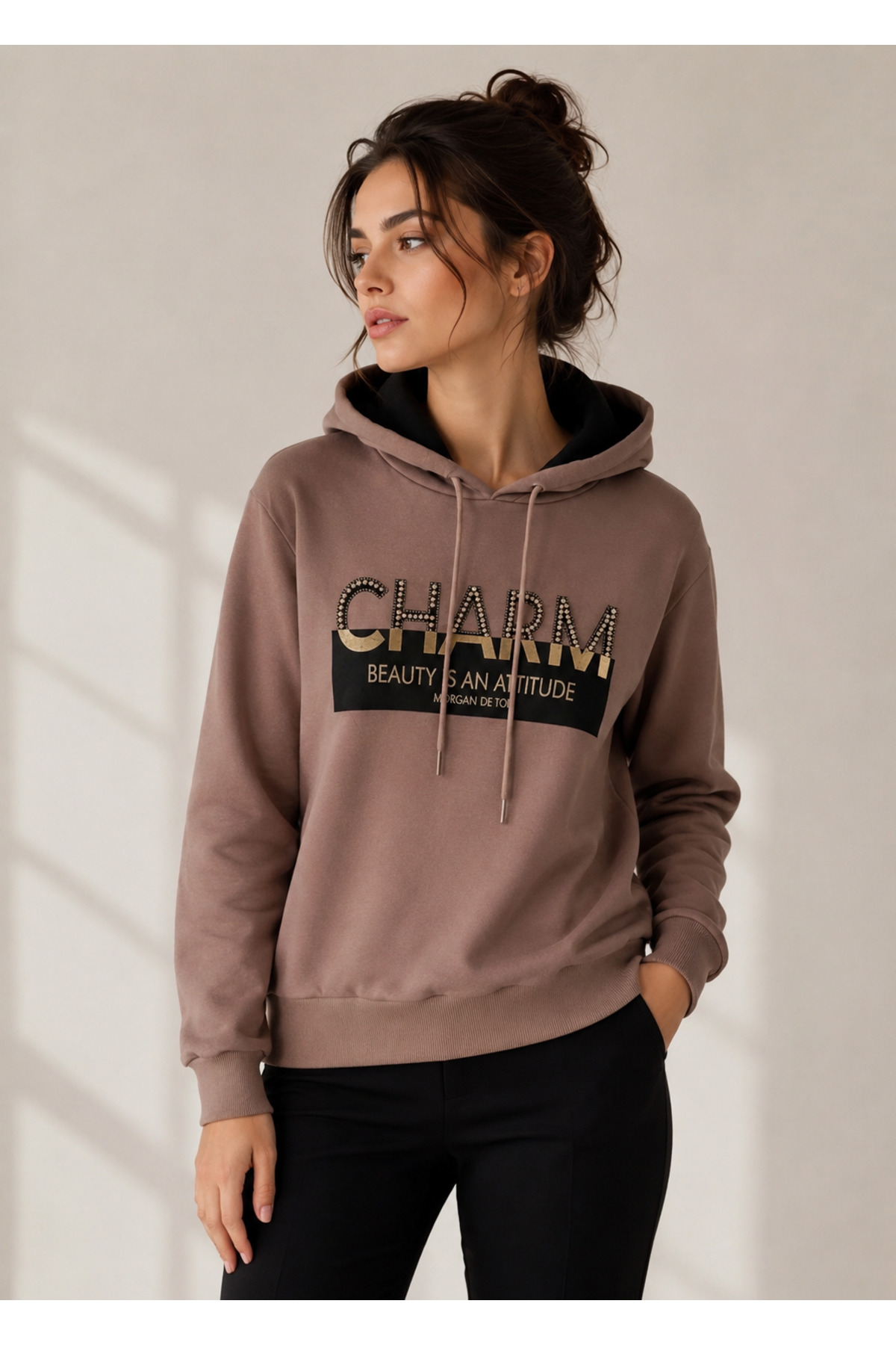 FALAVİ  Charm Kahverengi Sweatshirt