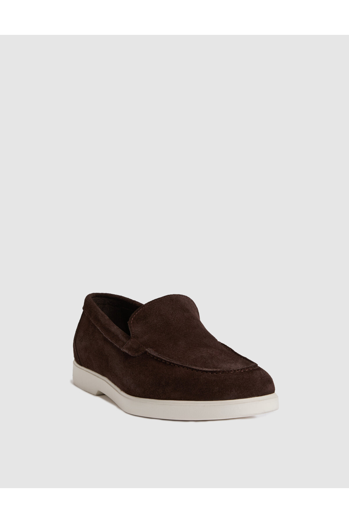 Pierre Cardin Koyu Kahverengi %100 Deri Eva Taban Süet Loafer Ayakkabı 50327106-VR084 görsel 5