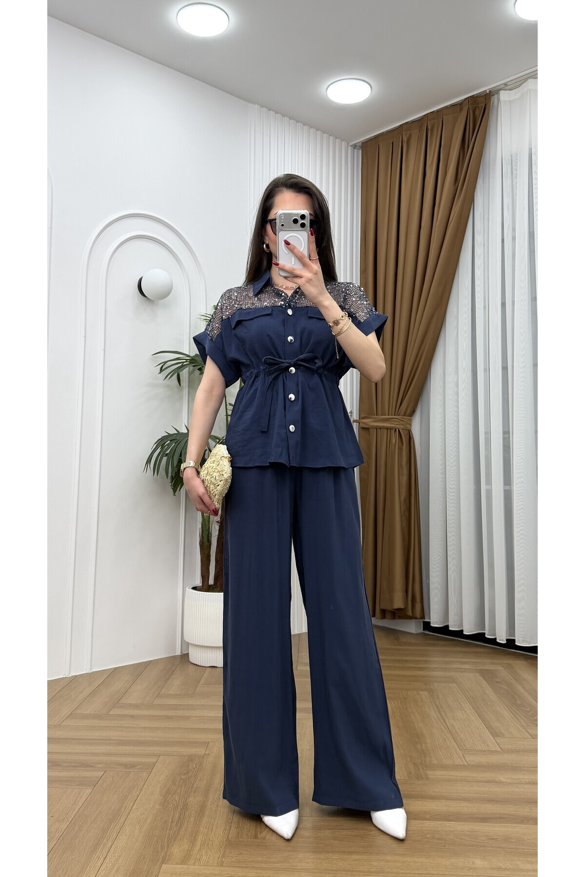 R-Style Pul Detaylı Tensel Takım