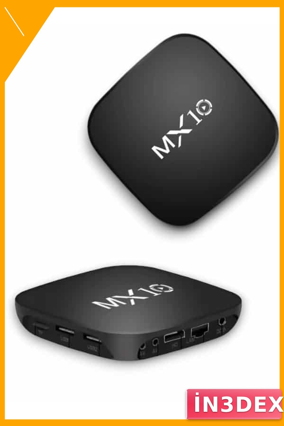 4K Android TV Box 3840x2160 Çözünürlük WiFi HDMI USB