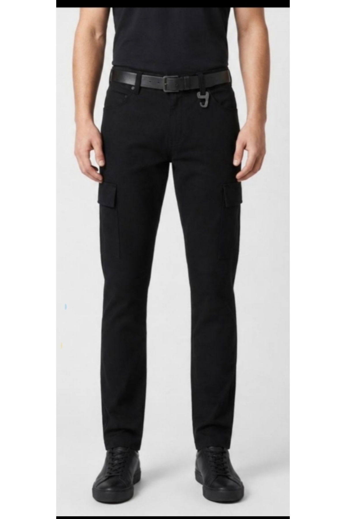 BeyzDenim LİKRALI KARGO BÜYÜK BEDEN GABARDİN PANTOLON KLASİK görsel 3