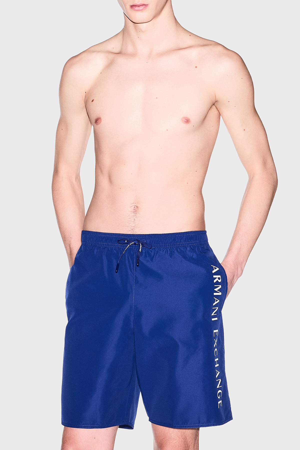 شورت شنا مردانه طرح لوگو XM000835 AF22573 UB131 آرمانی اکسچنج شورت مایو Armani Exchange