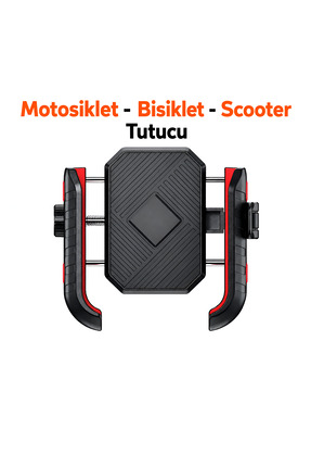Dexmon Universal 4,7 - 7,2 inç Motosiklet Telefon Tutucu ATV Bisiklet Scooter...