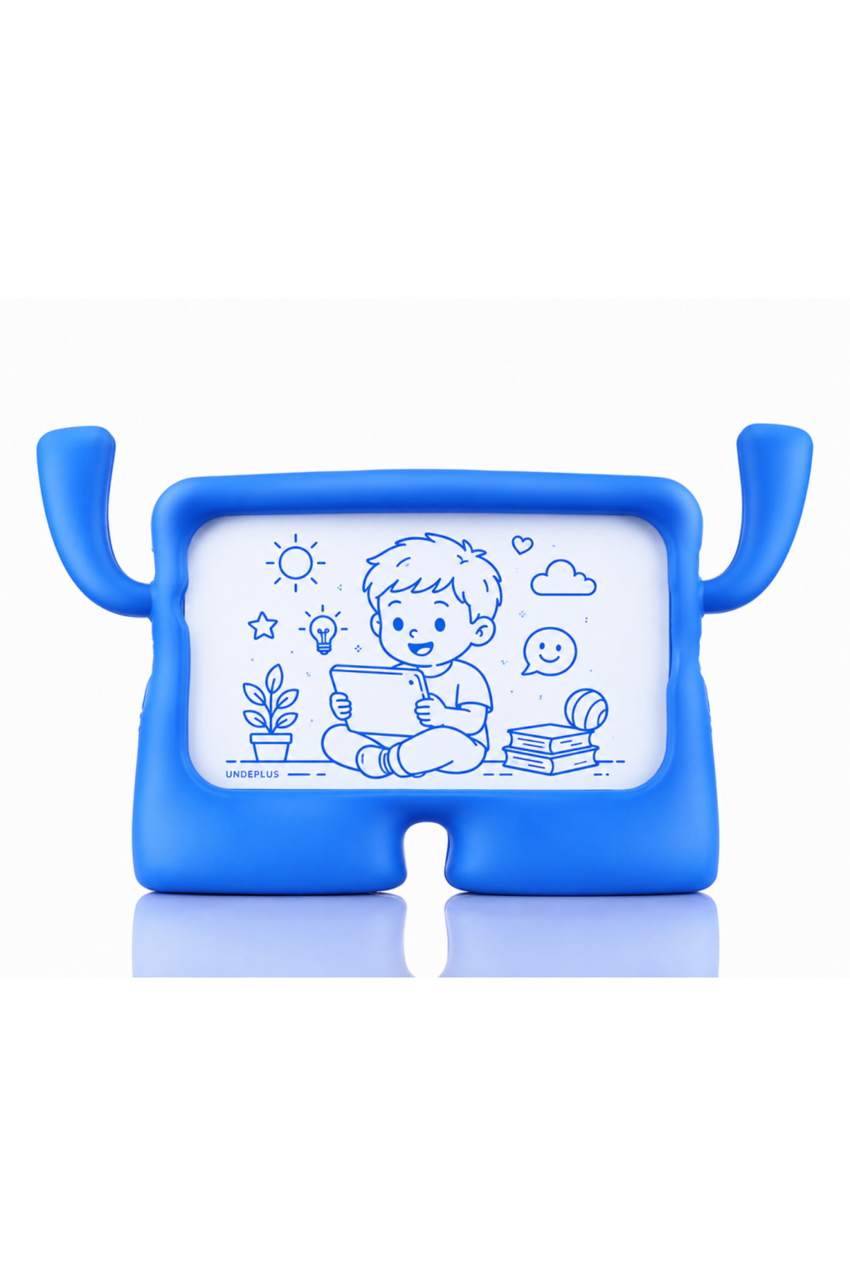 Lenovo Tab M10 Plus Fhd Tb-x606f 10.3" Case Kids Silicone Case Blue Emoji Ibuyx606f Blue