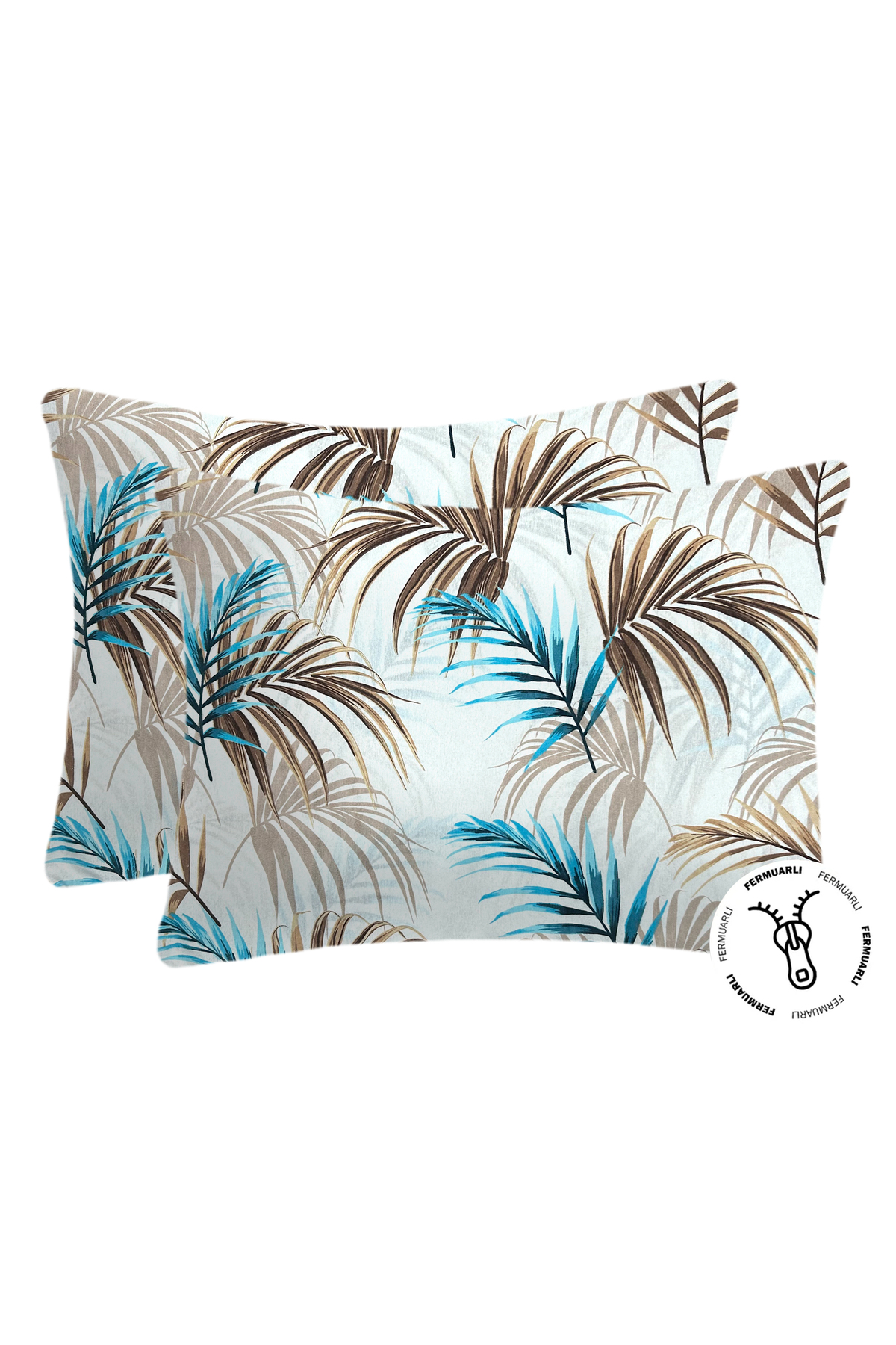 Ranforce Fabric Hidden Zippered 50x70 Pillowcase ( 2 Pieces )