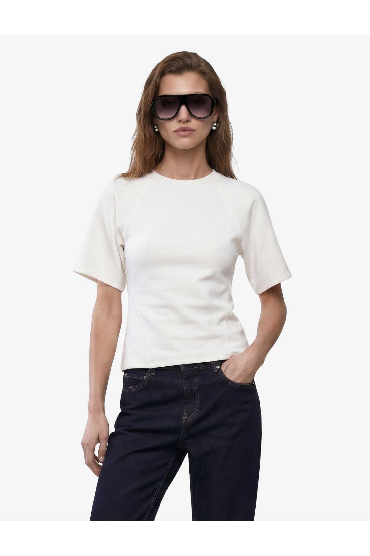 Koton Modal Fabric Slim Fit Short Sleeve Crew Neck T-Shirt