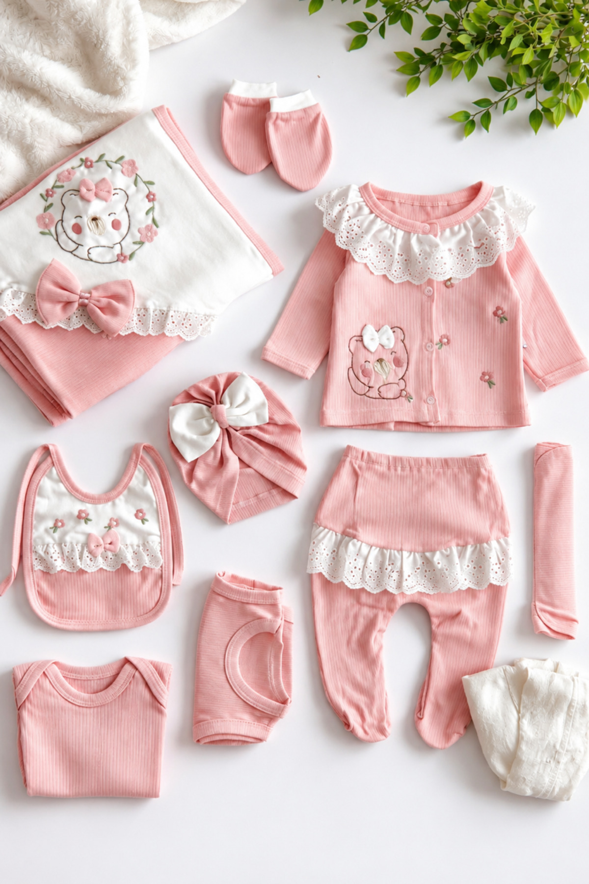 chicchikisan Misha & Puff セット Misha & Puff Medium Flower Clip