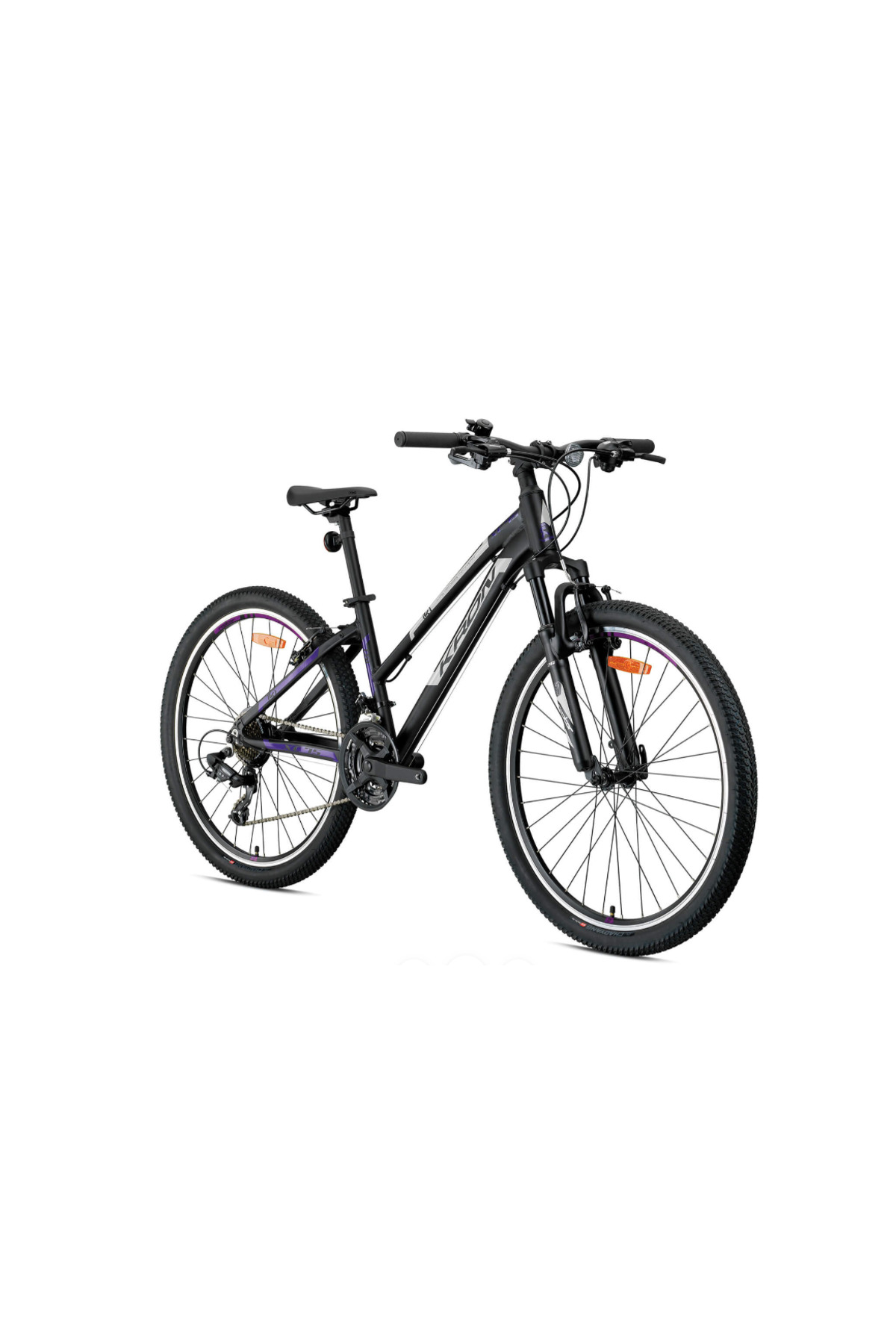 Kron XC75 LADY V-FREN 26 JANT 14cm KADRO SİYAH-MOR BİSİKLET
