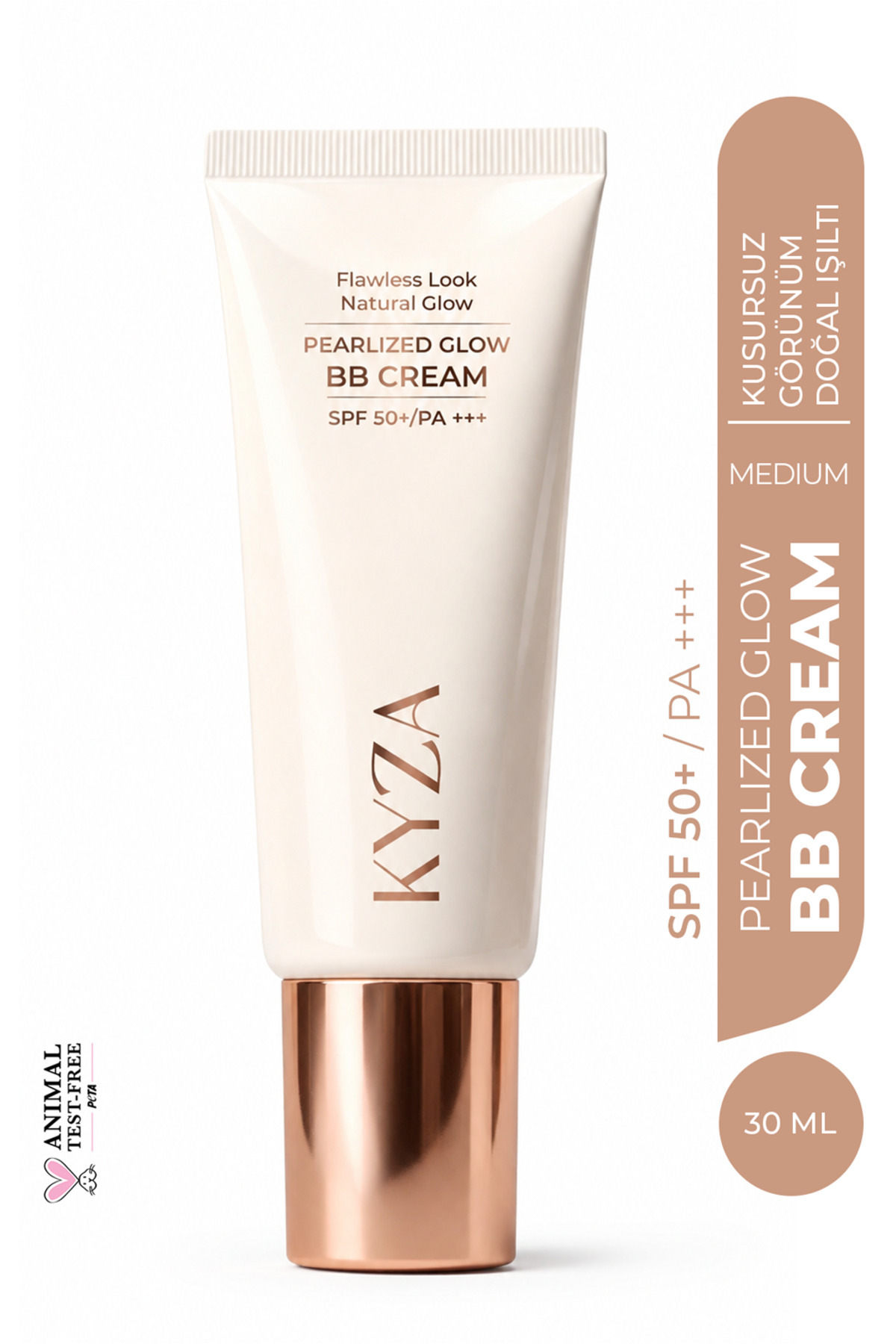 kyza skin Pearlized Glow BB Cream SPF 50+ | Yoğun Işıltılı Cilt Görünümü 30 ml