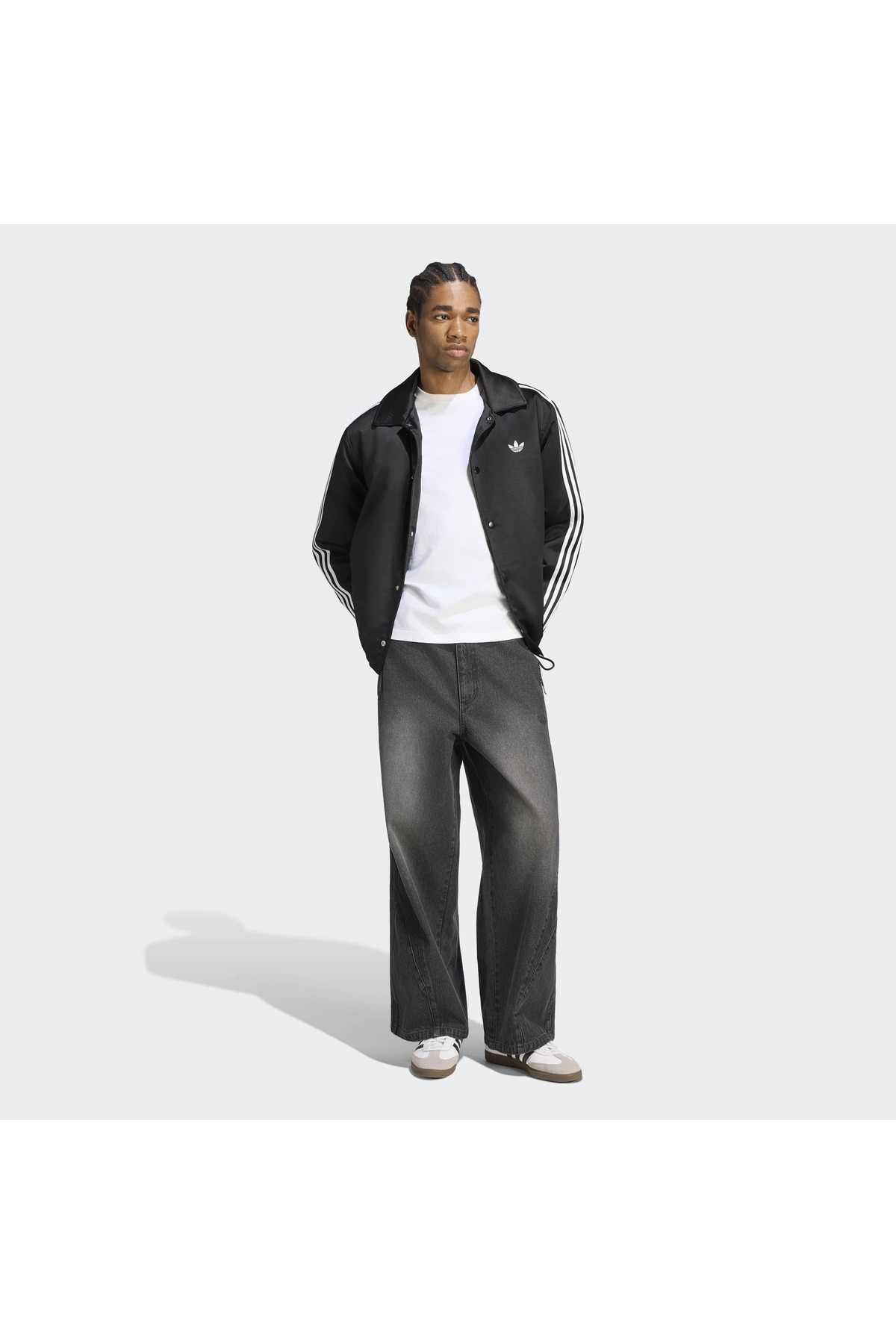adidas 3S Jkt Erkek Spor Sweatshirt HZ3805 görsel 3
