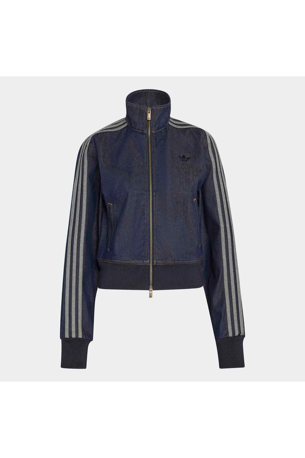 adidas Fb Tt D Kadın Denim Spor Ceket KQ6491 görsel 4