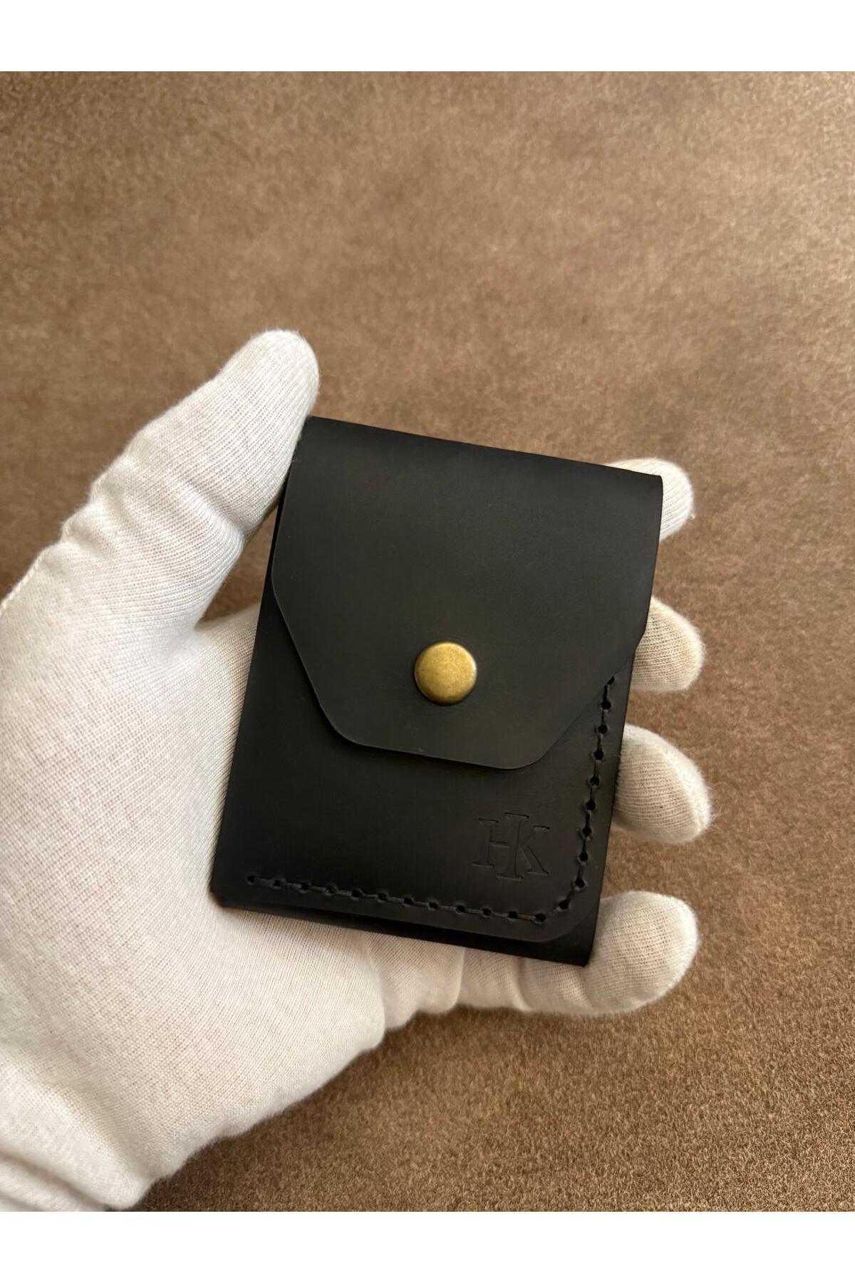 HATKA Leather Craft El Yapımı Hakiki Deri Cüzdan - Pure Fold K2