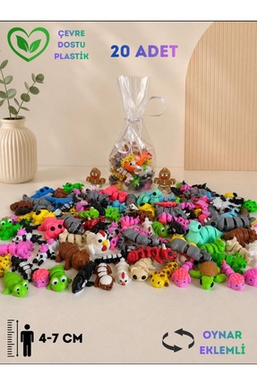 You Toys Mini Organik Oynar Eklemli Eğlenceli Hediyelik Hayvan Figür Oyuncak ...