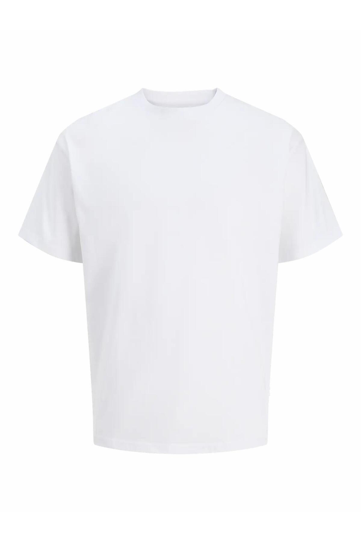 تی شرت مردانه سفید طرح Jjeorganıc Relaxed Tee Ss O-neck Noos جک اند جونز تی شرت Jack & Jones