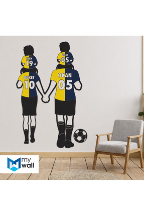Mywallart FB 4 KİŞİ AİLE KİŞİYE ÖZEL TARAFTAR TABLO