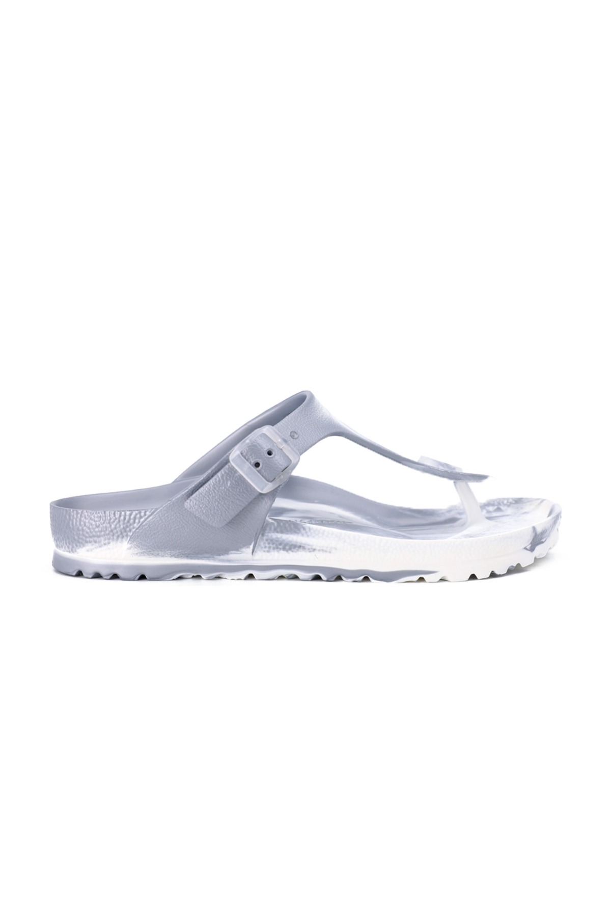 دمپایی زنانه Gizeh Eva مدل 1029606 نقره‌ای Juststep بیرکن استاک دمپایی Birkenstock