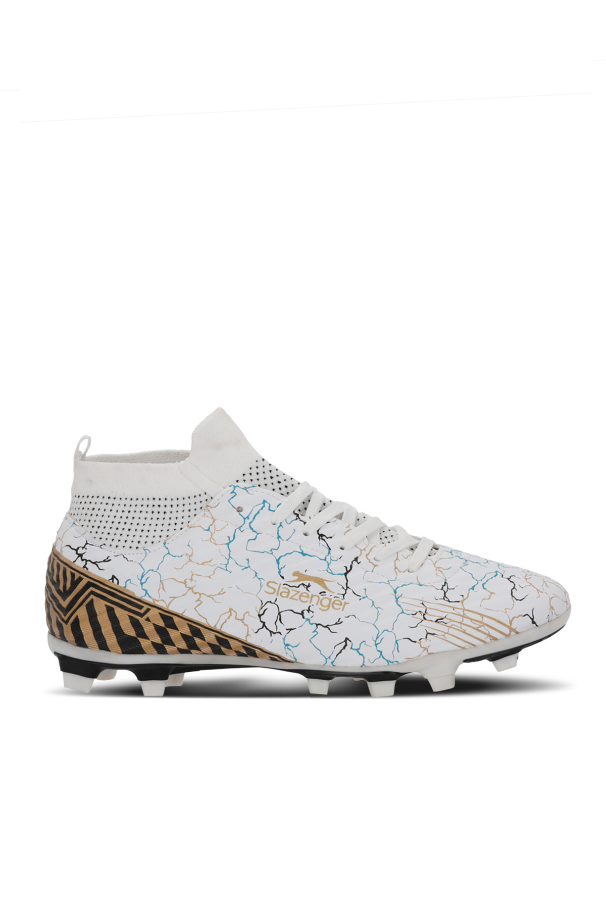 1_org_zoom کفش Slazenger فوتبال CORNER پسرانه AstroTurf سفید / Mavi ماوی اورجینال - تصویر 1