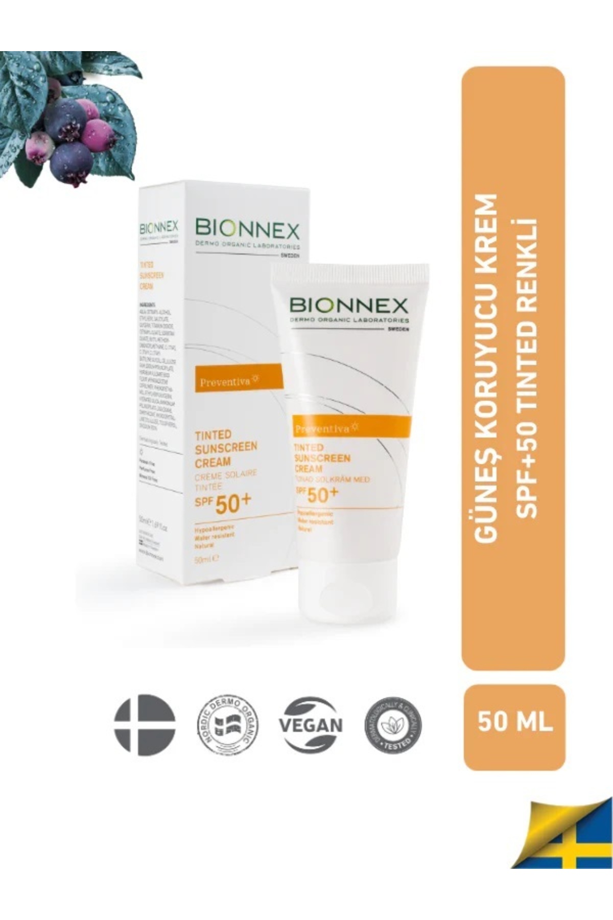 Bionnex Preventıva - Güneş Kremi Tınted Spf50+, 50 ml — bionnex0005