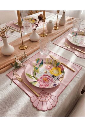 Duu Home Pembe Livia Amerikan Servis 2'li