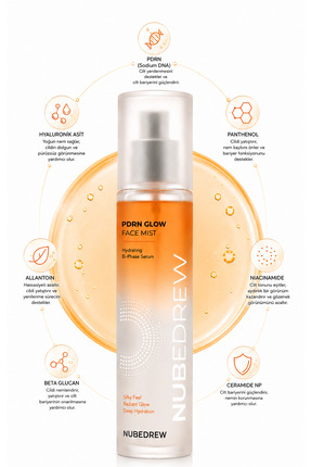 NUBEDREW PDRN Somon DNA Glow Face Mist Tonik 120 ml – Ceramide, Niacinamide v...