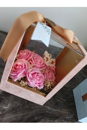 ALINA FLORAL Floral Lüks ithal Kutulu Islak Yapılı Damarlı Dokulu Premium Büy...