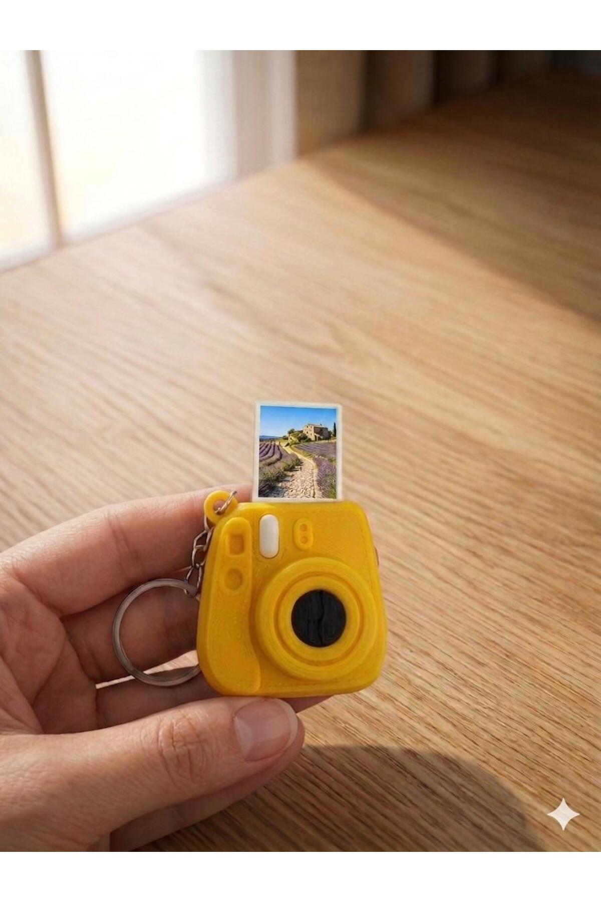 LUKA3D Kamera Şeklinde Mini Resimli Anahtarlık