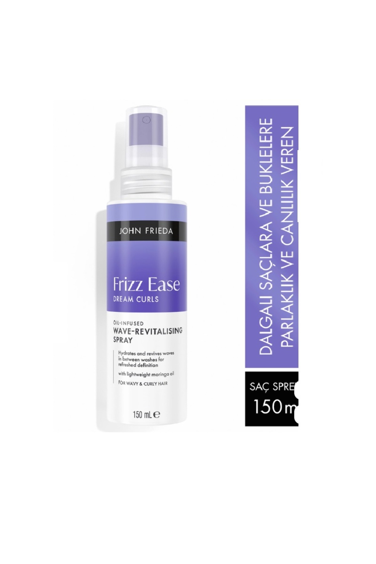 John Frieda Frizz Ease Dream Curls Kusursuz Bukleler Yağ Bazlı Canlandırıcı Sprey 150 ml — 413261