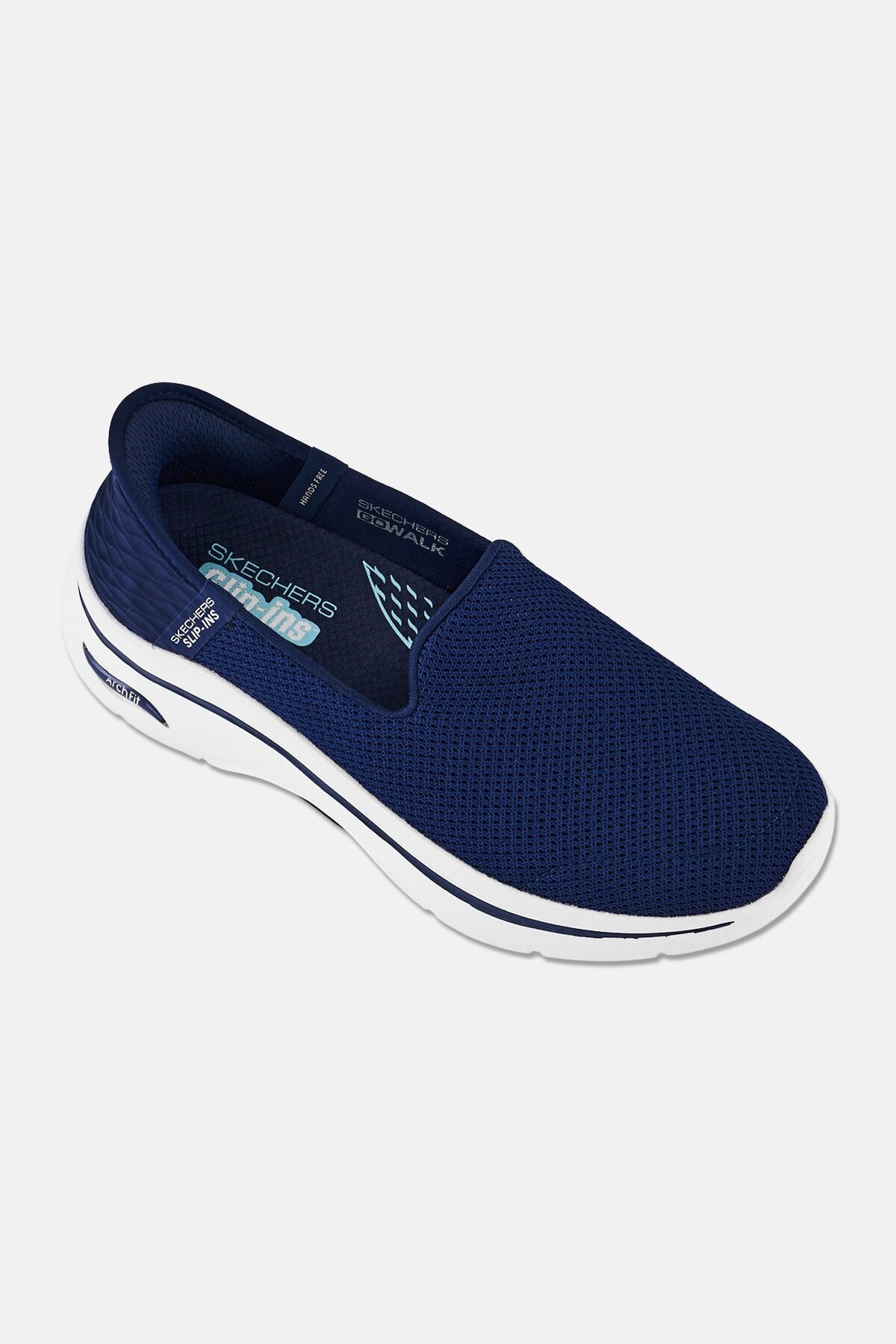 Skechers Women Arch Fit 2,0 Delara Slip On Go Walking Shoes, Navy