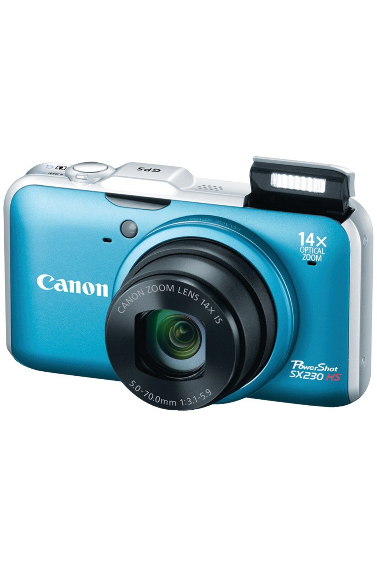 Canon DSC Powershot SX230 HS Mavi 12.1 MP 14x Optik Zoom 3