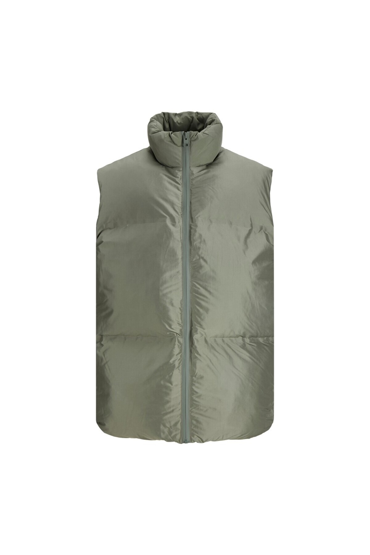 جلیقه پفی مردانه جک اند جونز مدل Regular Fit Green 12213862 جک اند جونز جلیقه Jack & Jones