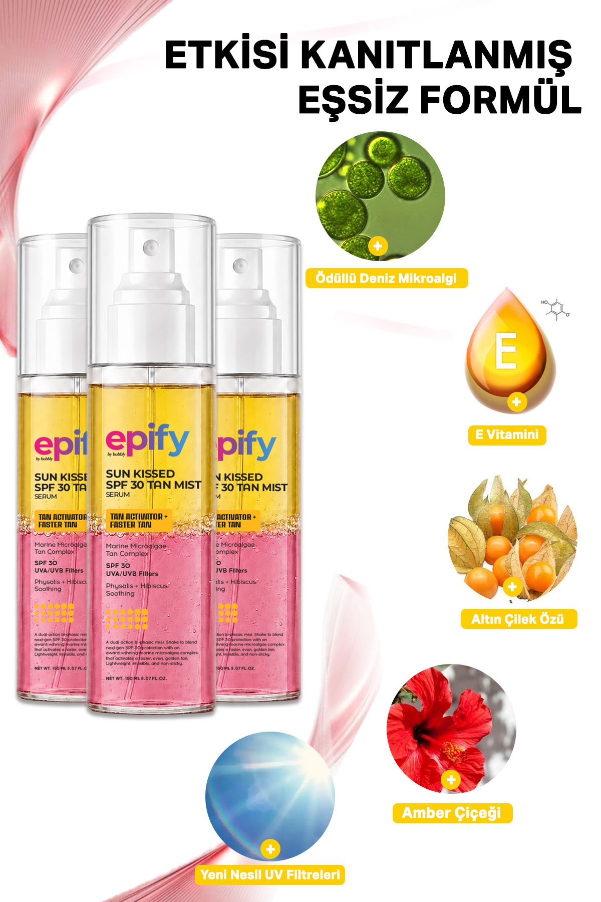 اسپری برنزه کننده Sun Kissed SPF 30، اسپری میست ۳۰ فاکتور