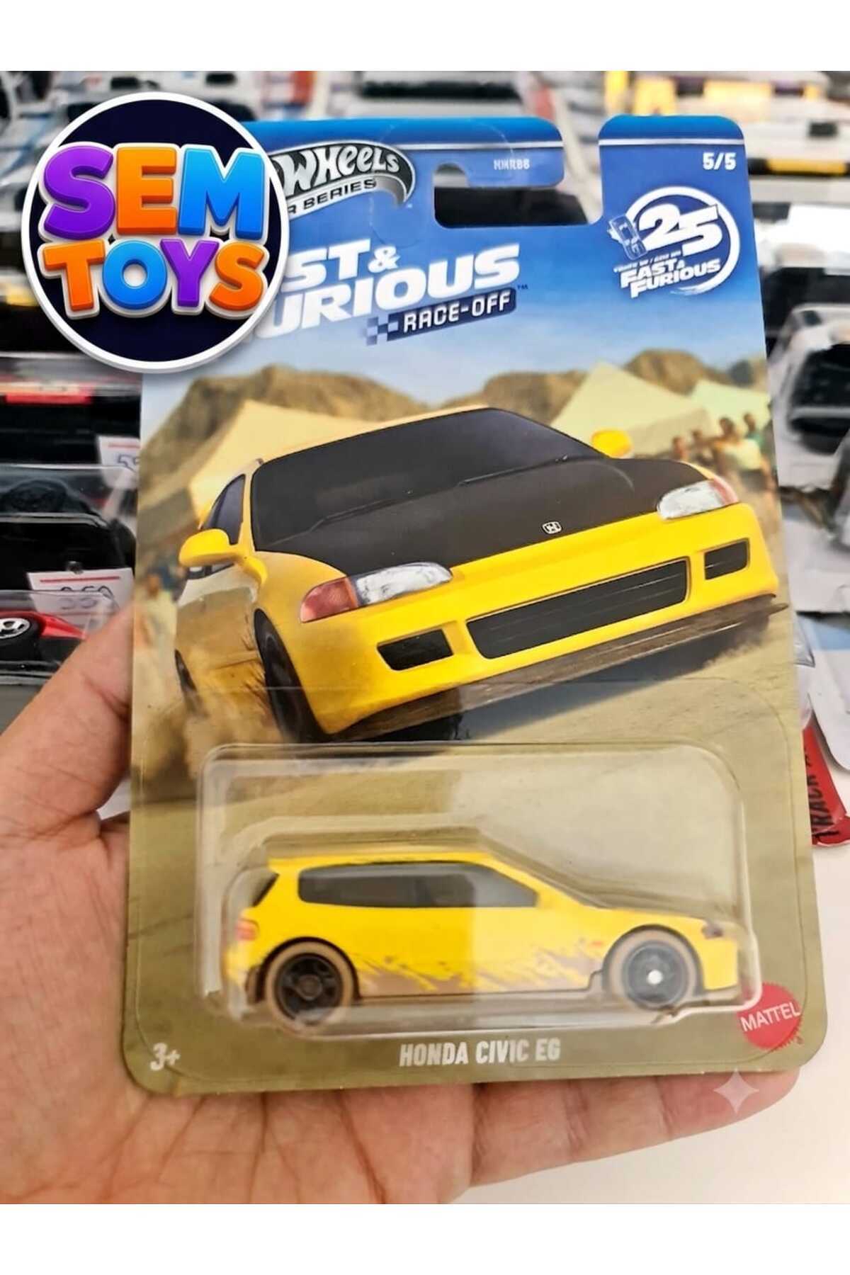 HOT WHEELS Fast And Furıous Race Off - Honda Civic EG - HNR88