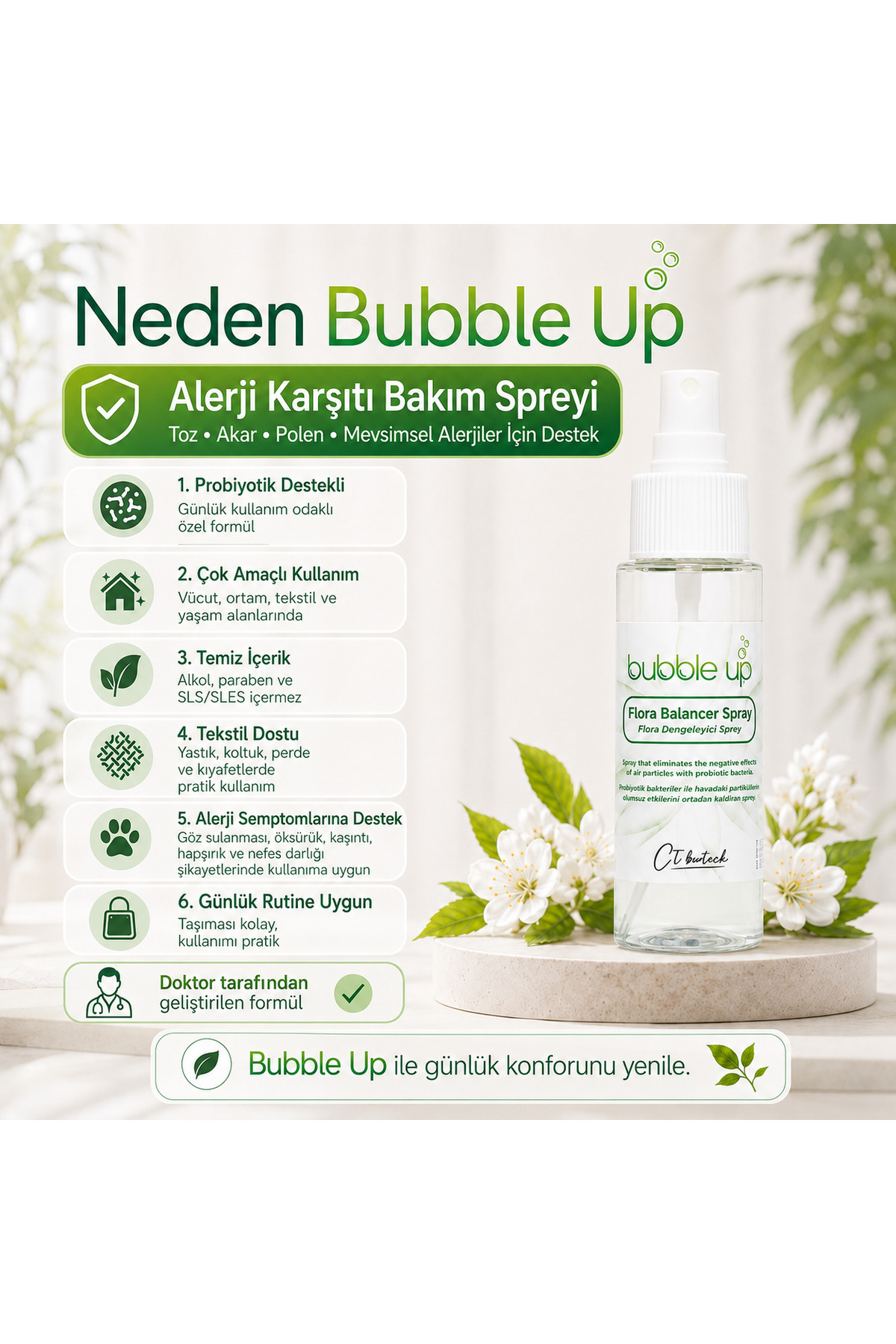 اسپری خوشبو کننده محیط مدرسه و خانه و منسوجات مدل Bubble Up حجم ۵۰ میلی لیتر — MBT-4MzUyMDkwNDQyOA — تصویر 4 از 5