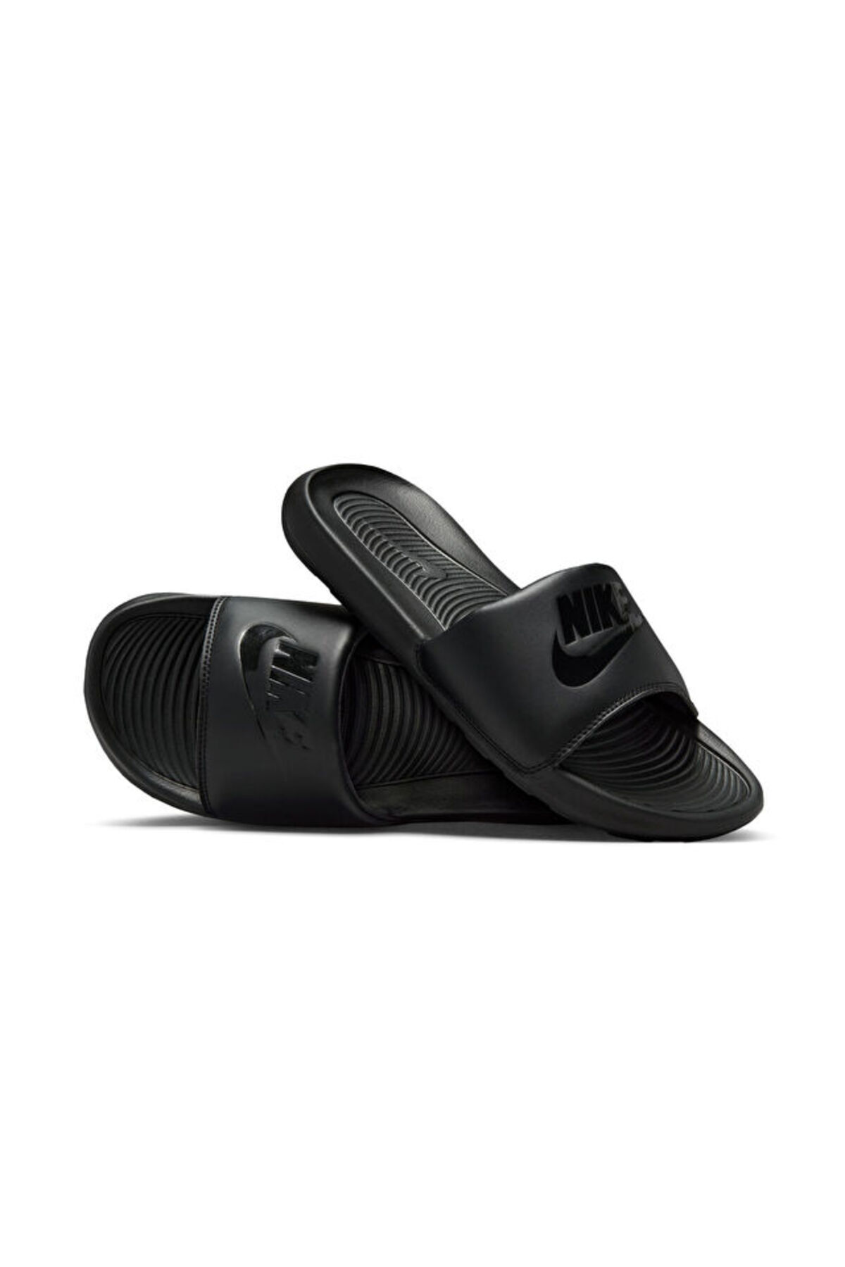 Victor  Nike Victori One Print Günlük Terlik Siyah / Beyaz CN9678-006