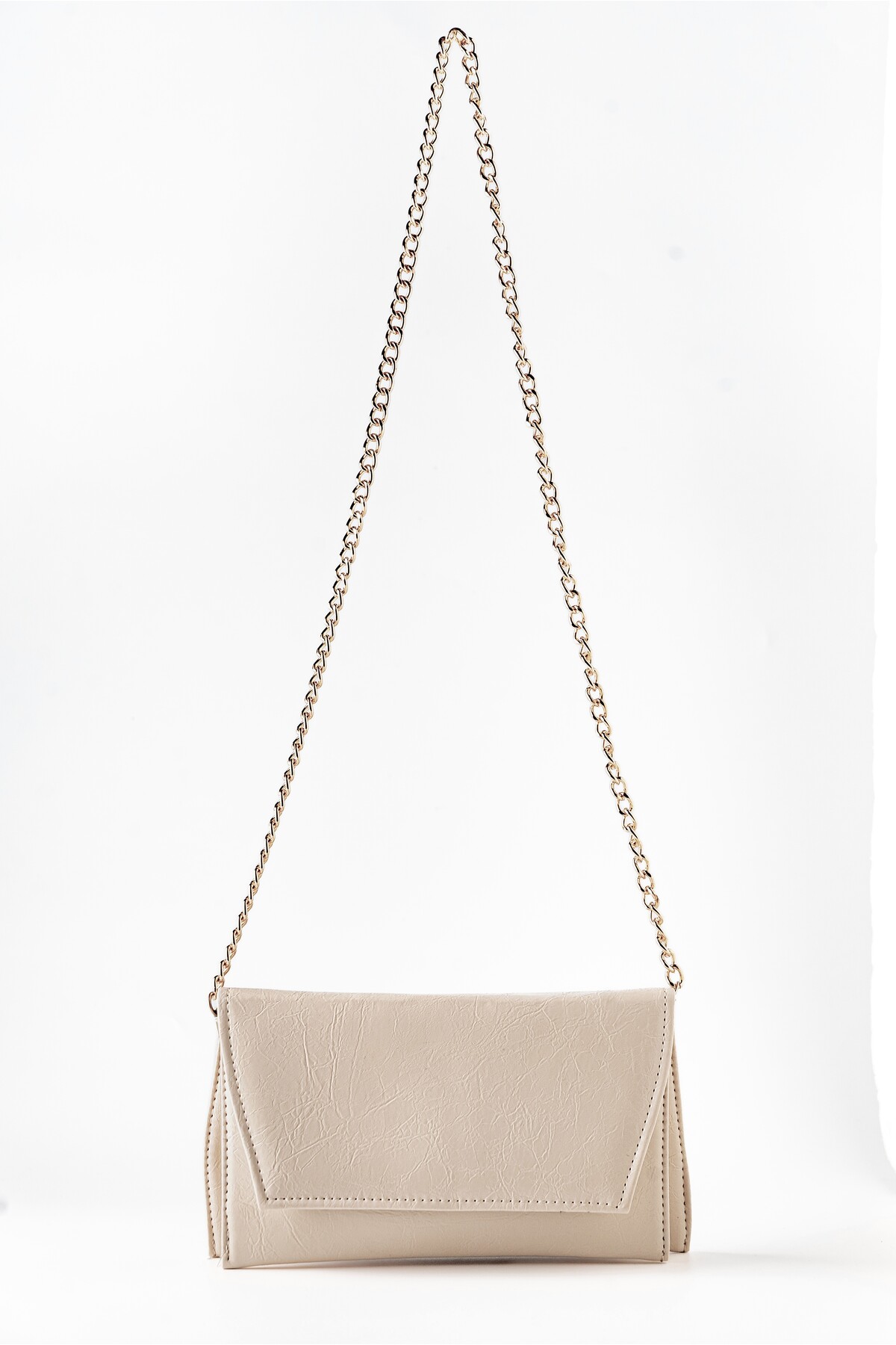 Tecer Bag Kadın Parlak Mini Zarf Çapraz Askılı Clutch Çanta görsel 2