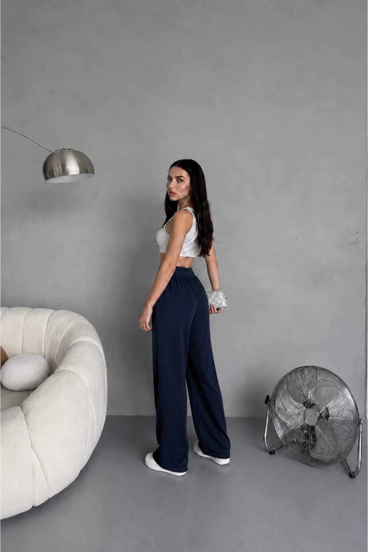 JULİA MODA Günlük Kombinlere Uyumlu Kadın Yazlık Eşofman Altı Rahat Kesim Premium Pamuklu görsel 4