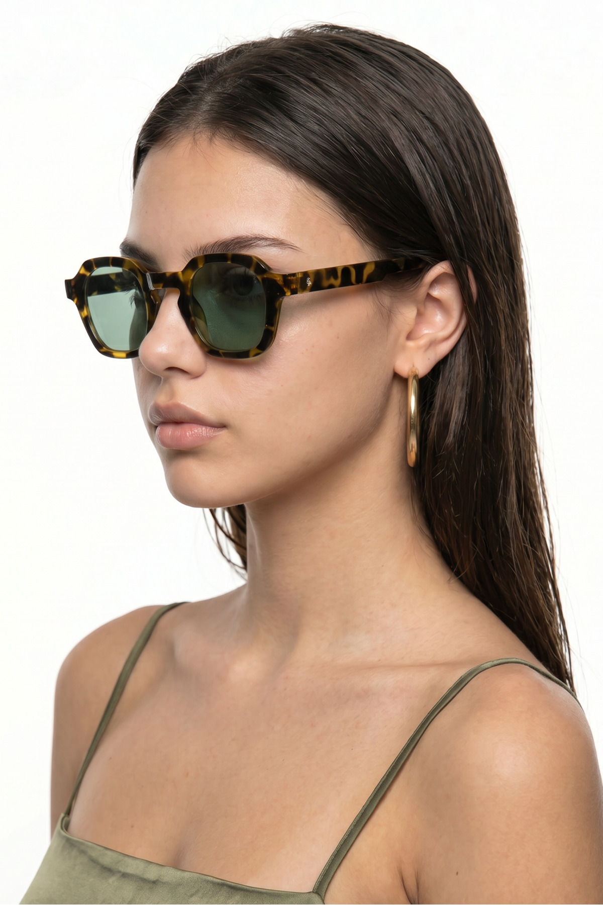 Bilge Karga Valeno Tortoise Light Green Güneş Gözlüğü görsel 3