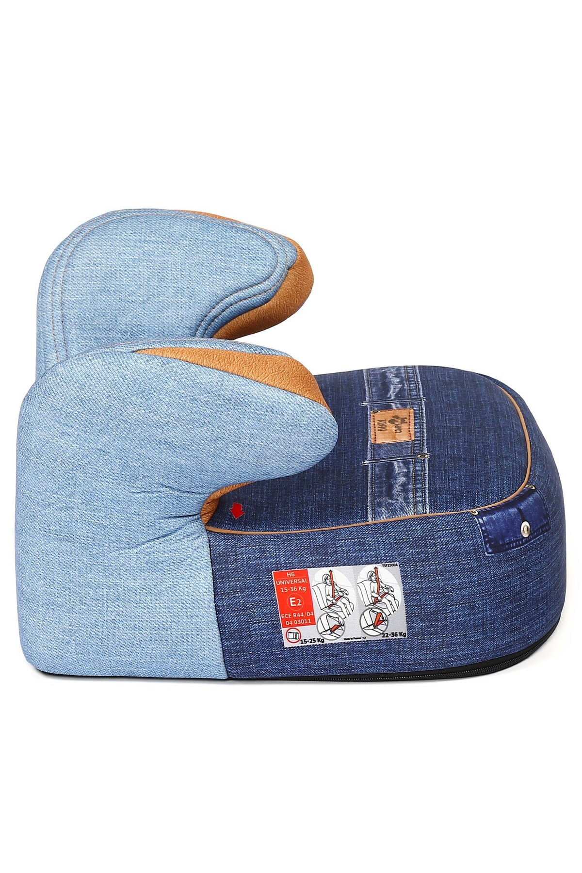 Genel Markalar ComfyMax Premium 15-36kg Yükseltici Oto koltuğu Blue Jean