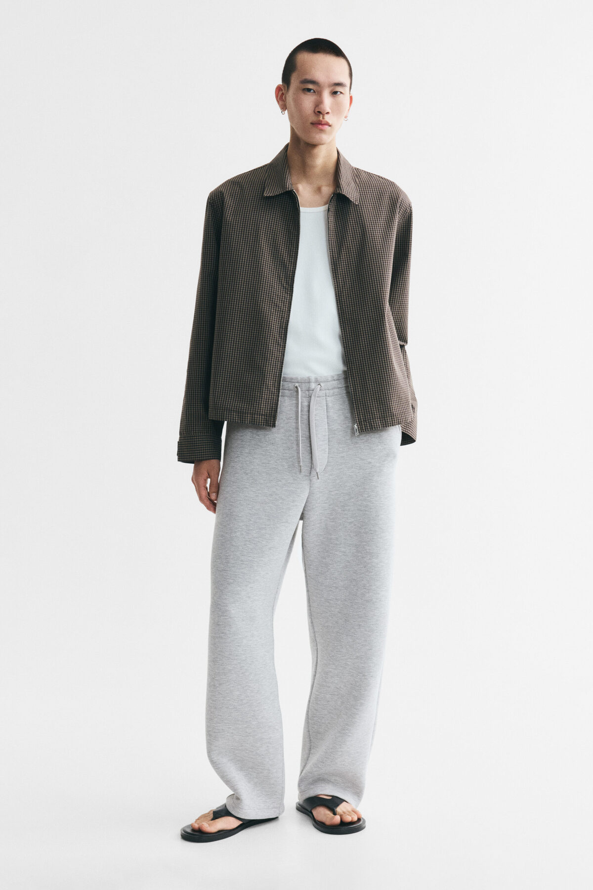 شلوار غواصی مدل Barrel Leg Scuba Jogger با فیت ریلکس اچ اند ام شلوار H&M