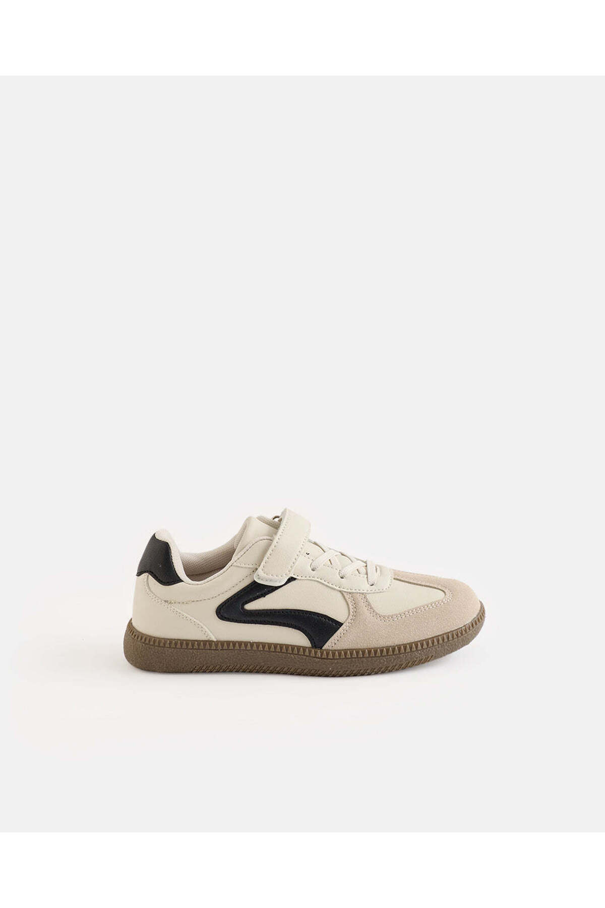 REDTAG Boys Beige Retro Low Top Sneakers