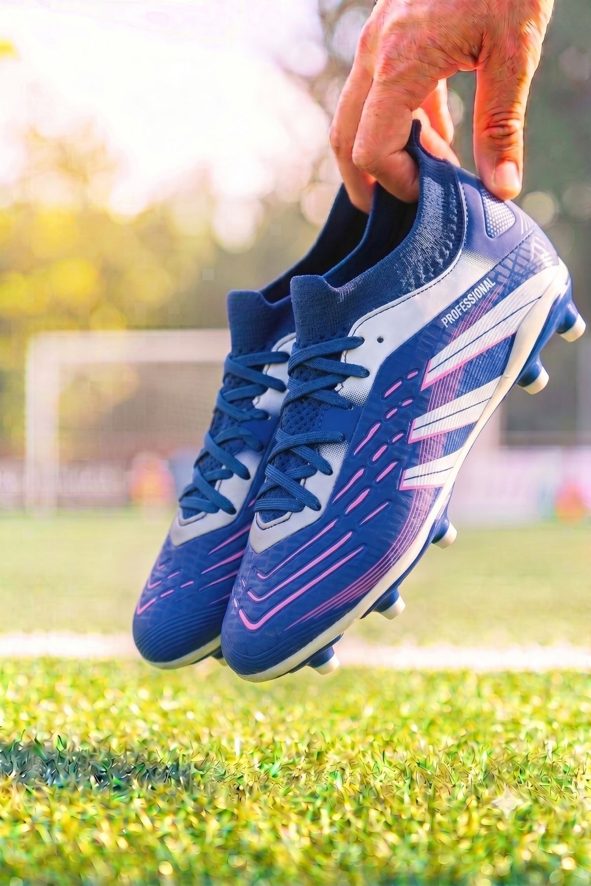 AİRBOOM Pro+Laliga Çoraplı Halı Saha Ve Çim Zemin Kramponu Unisex
