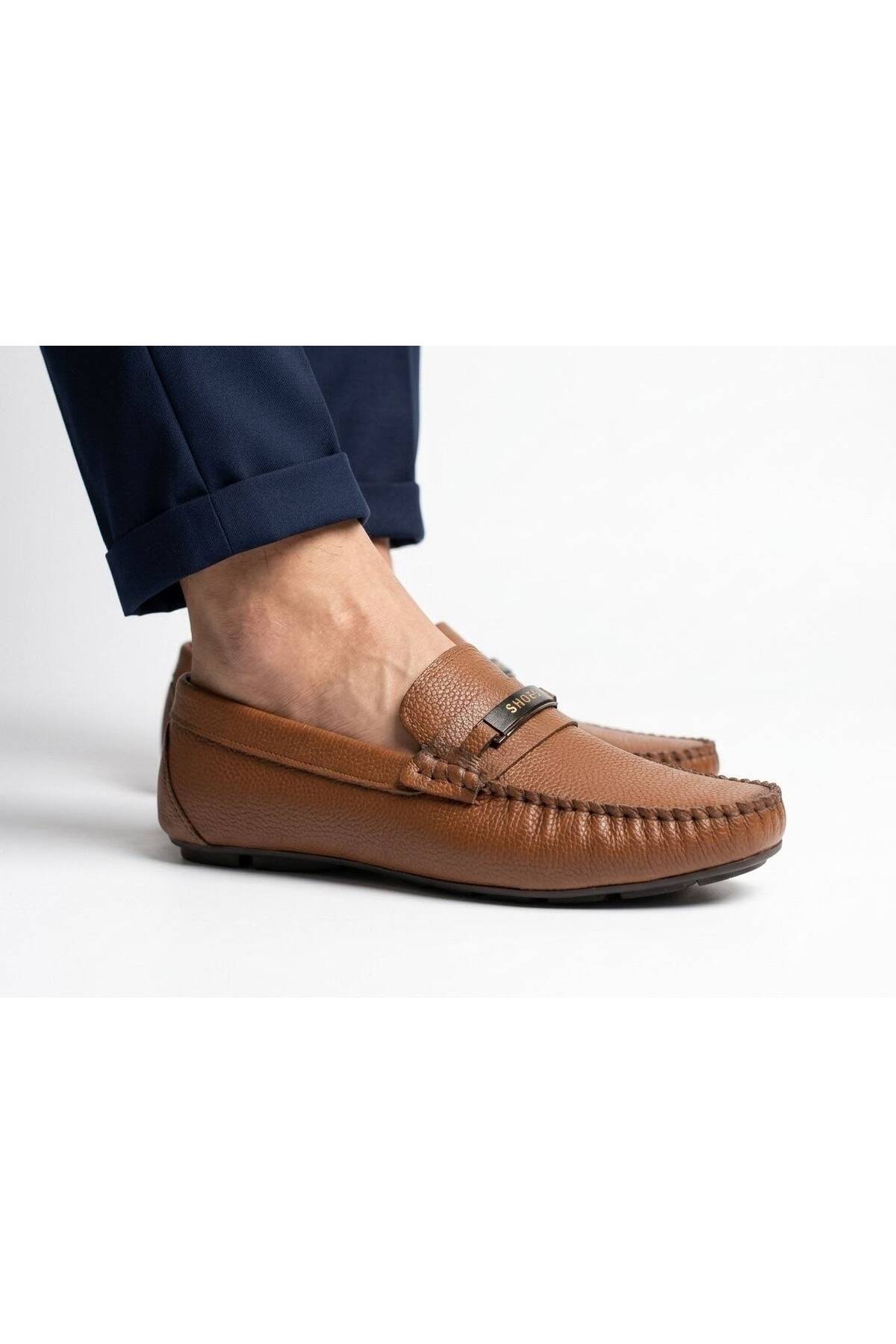 GENCTANİR SHOES Hafif Günlük Erkek Laofer Ayakkabı görsel 2